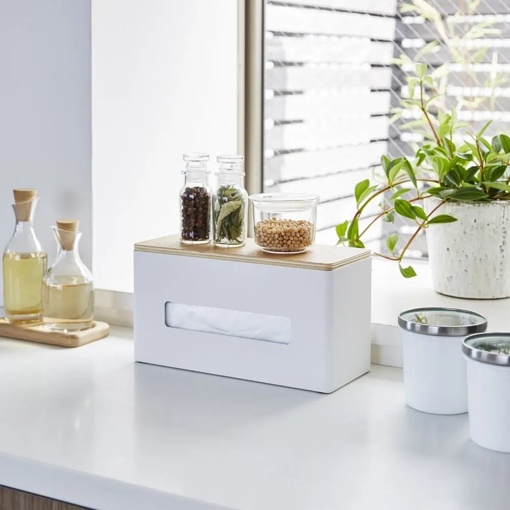 Kovový box na vreckovky Rin – YAMAZAKI