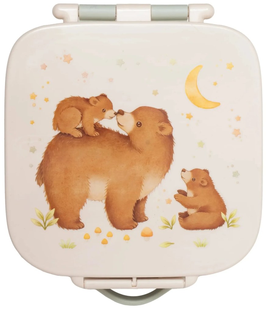 PETIT MONKEY Desiatový box Bento Bears and Stars