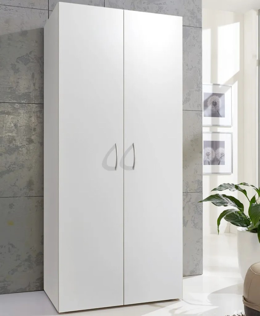 Skriňa s deleným priestorom Multiraum, 80 cm, biela