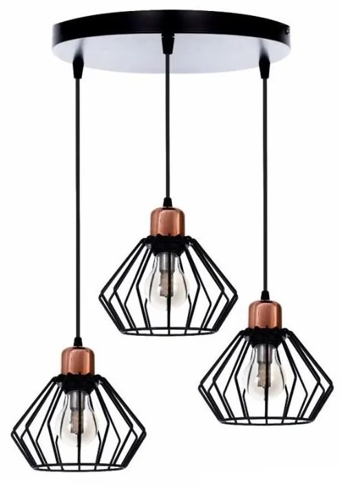 Luster na lanku PORTO 3xE27/40W/230V