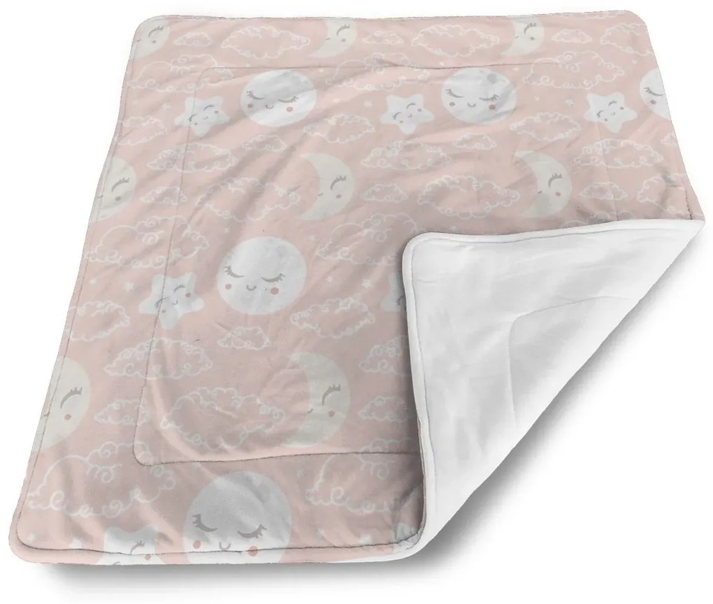 Sablio Deka pre bábätko Oblaky a mesiac - 90x120 cm