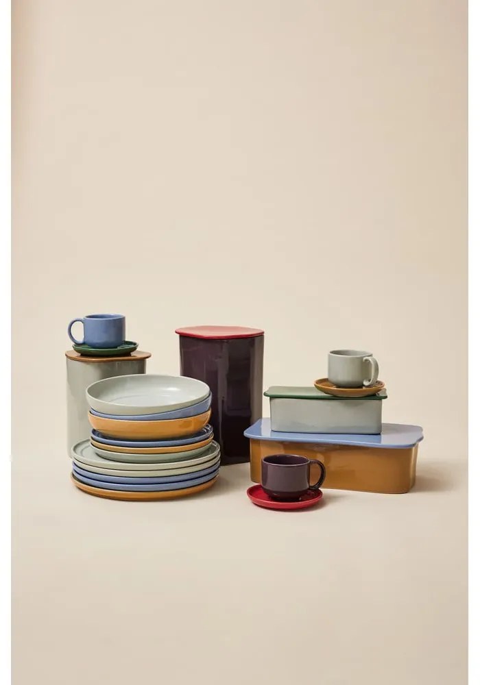 Krémový hlboký tanier z kameniny ø 23 cm Amare – Hübsch