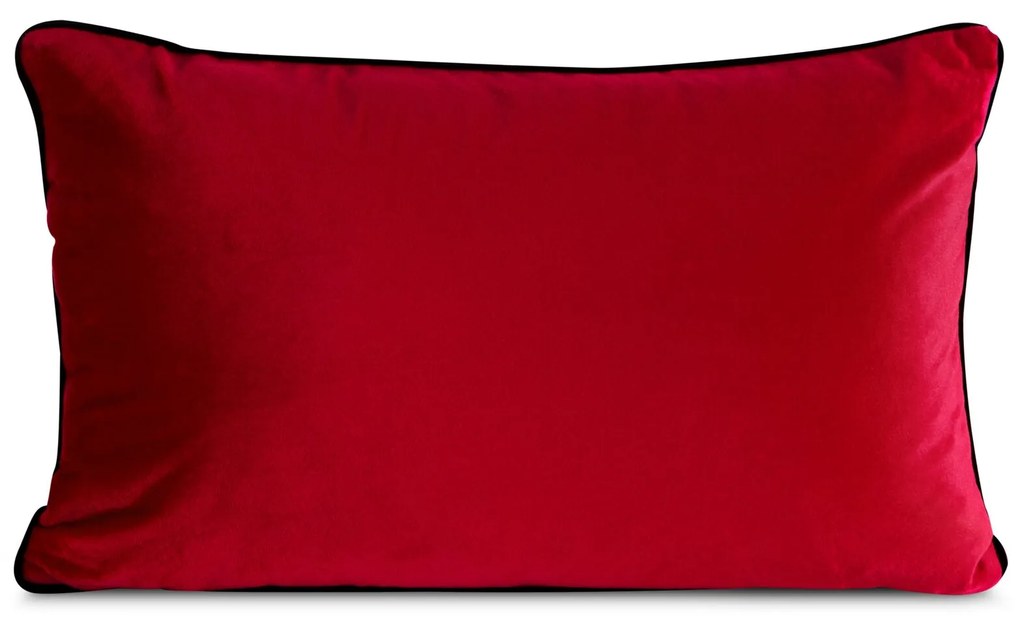 DEKORAČNÝ VANKÚŠ GAJA3 30X50 CM ČERVENÁ