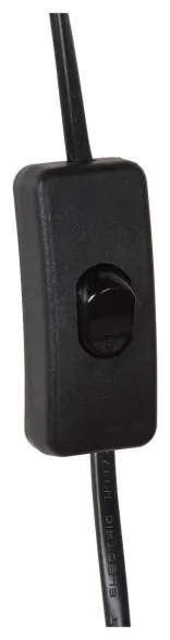 Lucide 06218/01/30 - Nástenné svietidlo SEBO 1xE27/40W/230V čierna