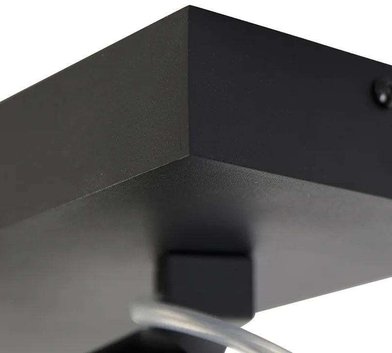 Dizajnové bodové svetlo čierne nastaviteľné 2-svetlo - Go