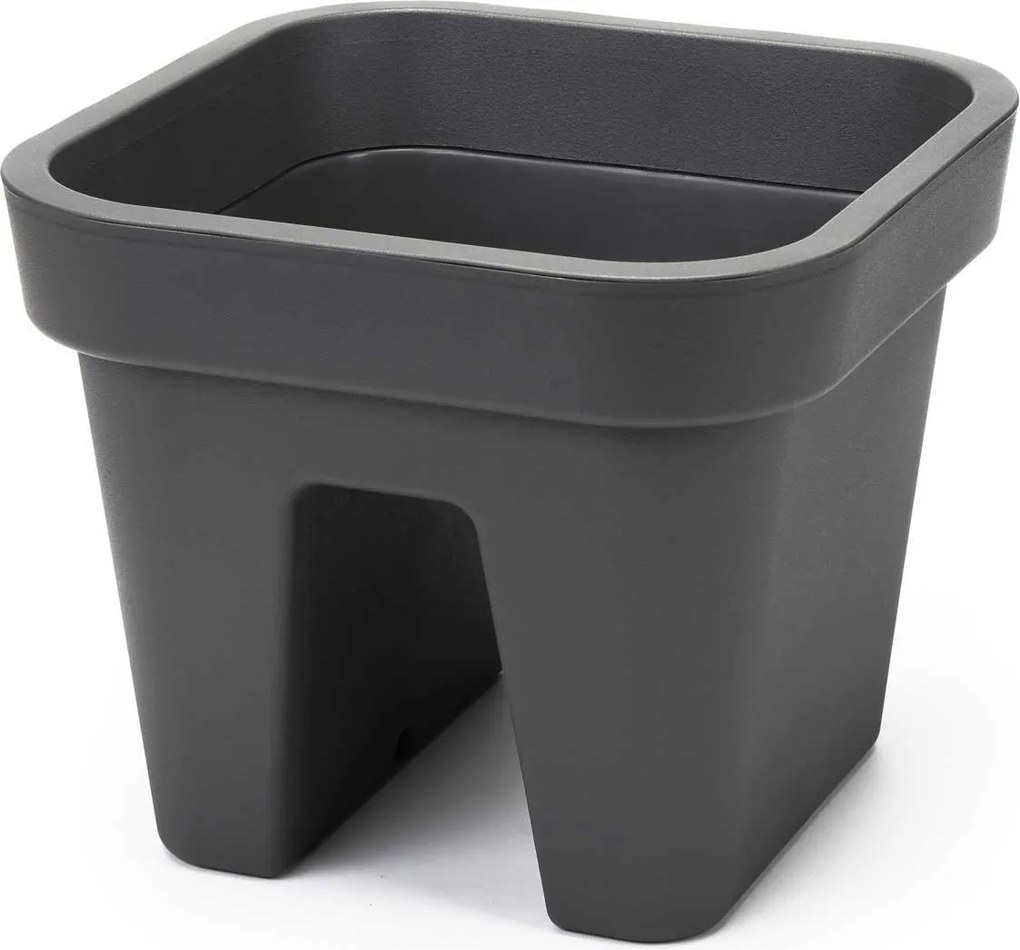Balkónový truhlík Lys 29 cm antracitový