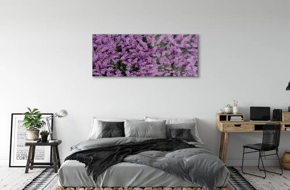 Obraz plexi Fialové kvety 120x60 cm