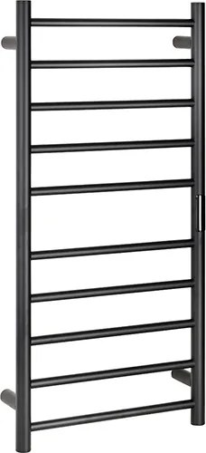 Bemeta Design Elektrický kúpeľňový radiátor / sušiak uterákov 450x960mm, 130W, čierna - 704151040