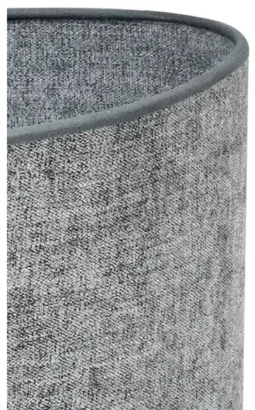 Duolla - Stolná lampa OVAL 1xE27/15W/230V pr. 30 cm šedá