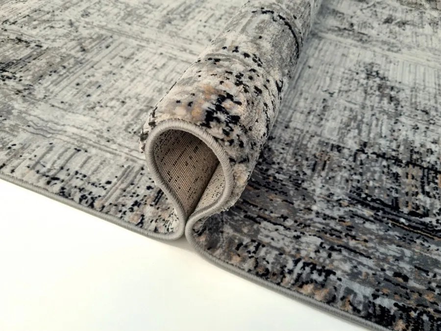 DC Koberec Exclusive 441 sivá čierna Rozmer: 160×220 cm
