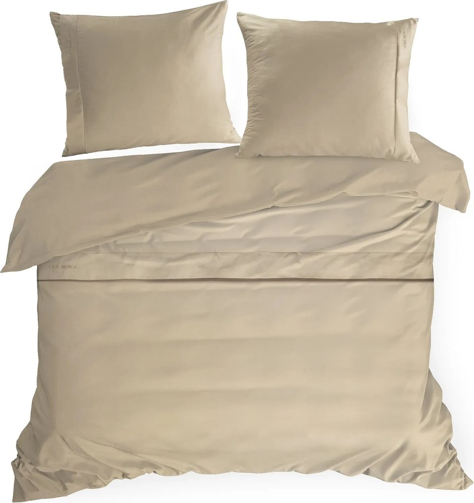 MAKOSATÉNOVÉ OBLIEČKY EVA MINGE ELEGANT1D 160X200 CM, 2 KS 70X80 CM BÉŽOVÉ