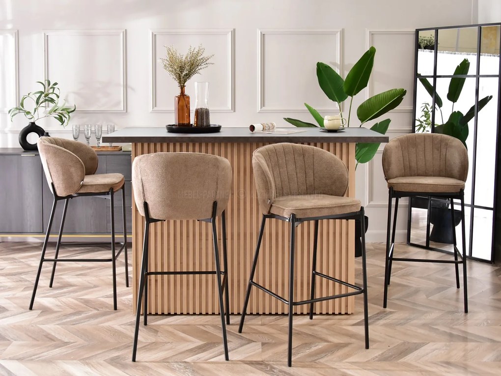 Stolička Farah (béžová + zlatá). Akcia -20%. Vlastná spoľahlivá doprava až k Vám domov. 1110683