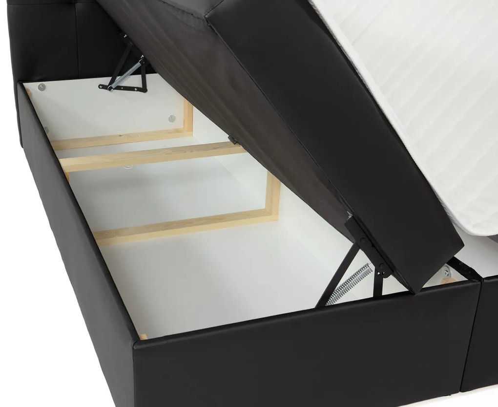 Moderná box spring posteľ Lipari 160x200, krémová Manila