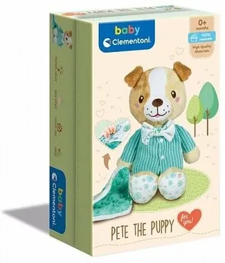 Clementoni Môj prvý plyšák Psík v darčekovej kazete, 28 cm