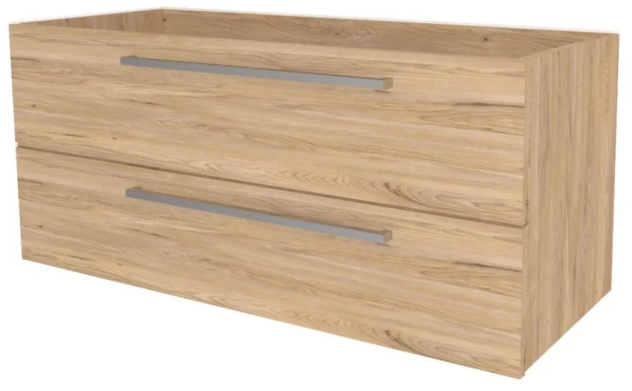 Mereo Bino, kúpeľňová skrinka 121 cm, Multidecor, Jaseň horský, MER-CN693SJASH