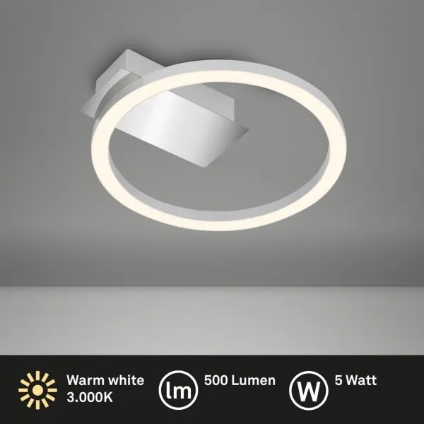 Briloner 3778-014 - LED stropné svietidlo FRAME LED/5W/230V priemer 20 cm matný chróm