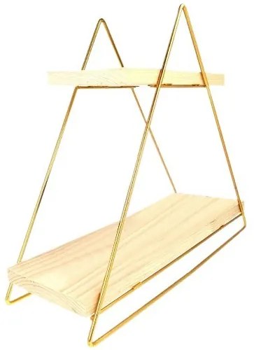 Polica MASA SERVIS hnedá