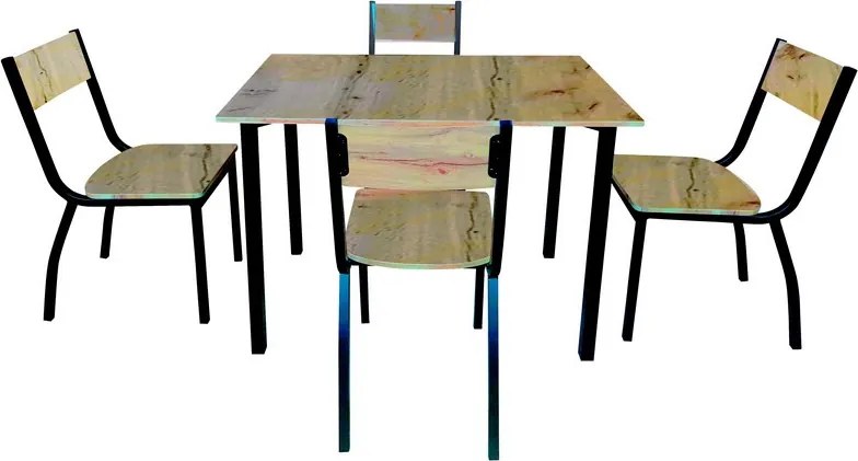 Jedálenský set (5 dielov) Westham, dub artisan