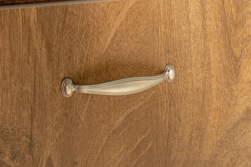 Obývacia stena VIVA hladká, dub lefkas/U13 satyna/sklo bez lepení