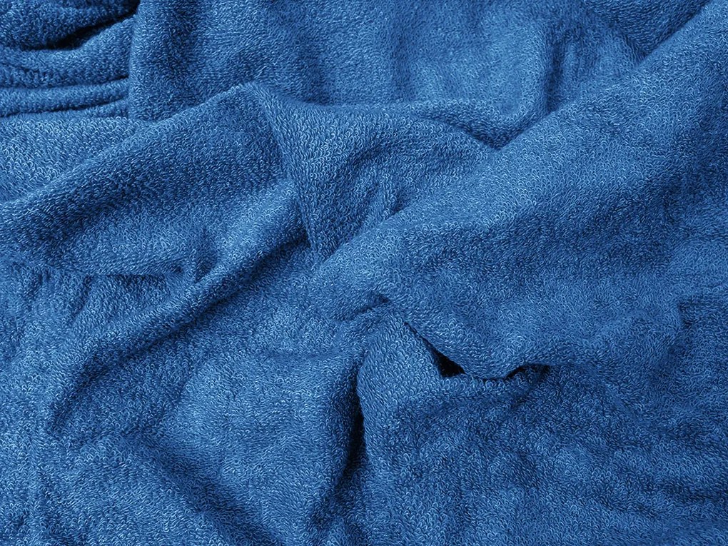 Froté plachta EXCLUSIVE tmavomodrá 180x200 cm