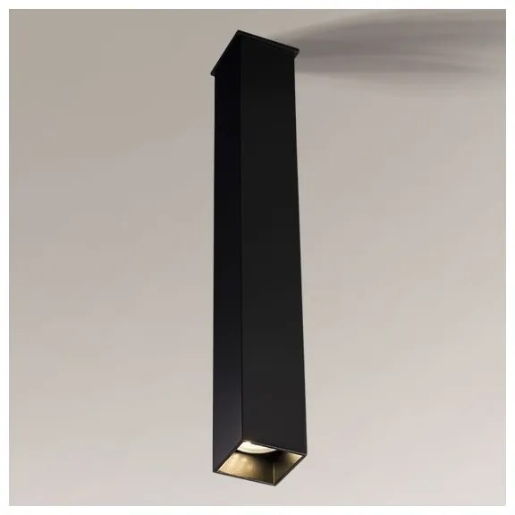 Shilo 1705 - Stropné svietidlo DOHA 1xGU10/15W/230V čierna