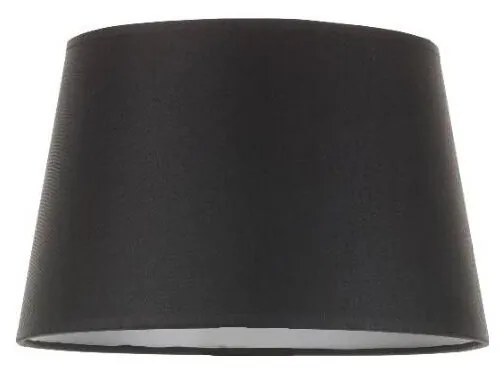 TK Lighting Náhradné tienidlo k stolnej lampe LORENZO E27 20x26 cm čierna NSTK8702