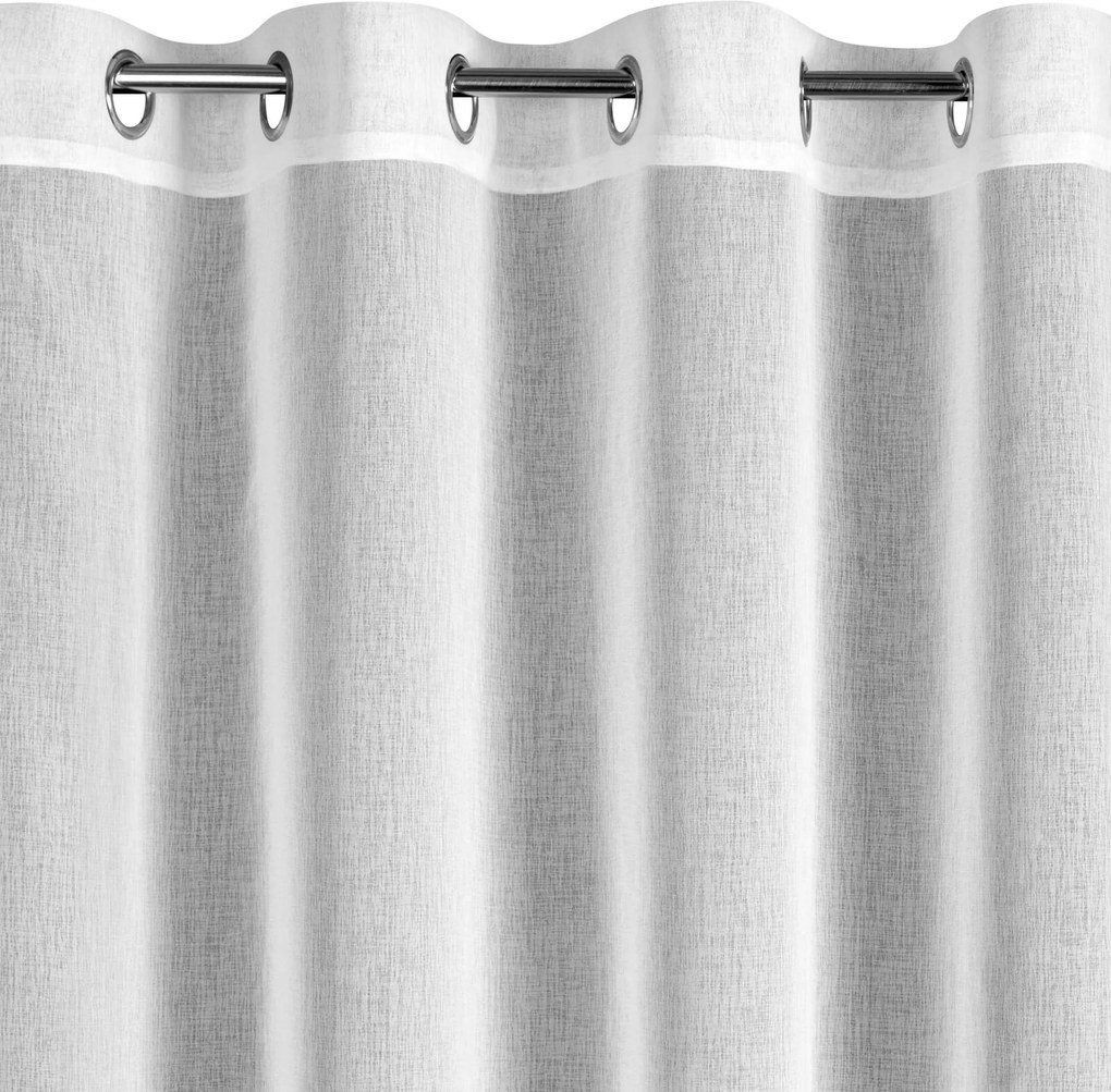 ZÁCLONA NA KRÚŽKOCH TASHA 140X250 CM VZOROVANÁ