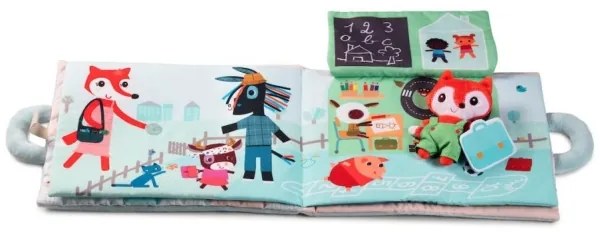 Lilliputiens - Textilná knižka Dobré ráno líška Alice