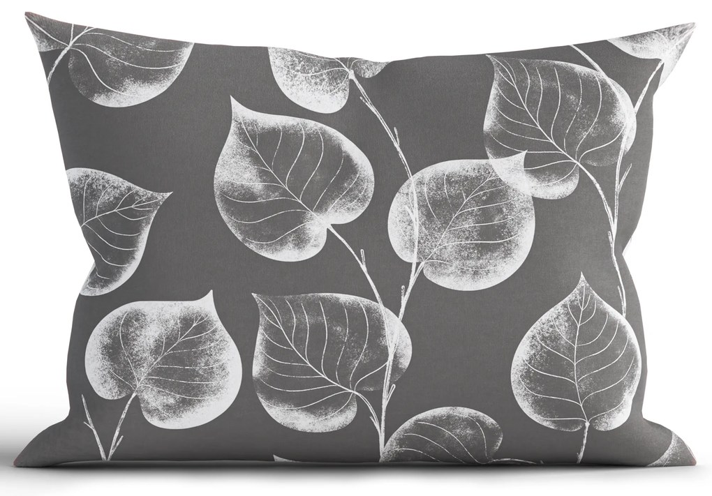 Bavlnená obliečka na vankúš Renforcé 50 x 70 cm - Eliot tmavo sivý