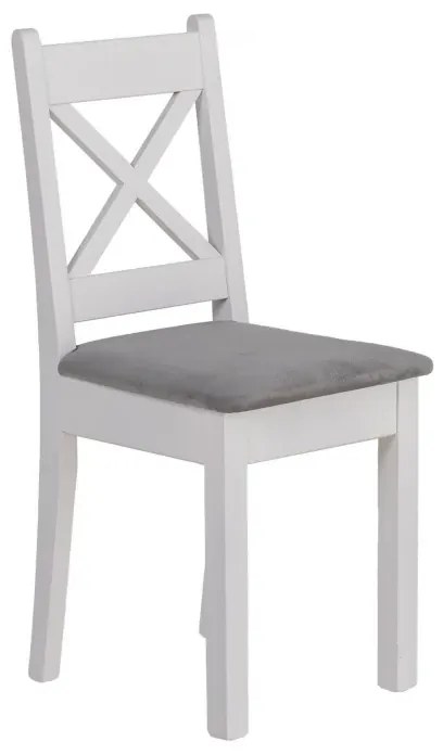 Jedálenský rohový komplet X1, biela (sivá Loca 31)