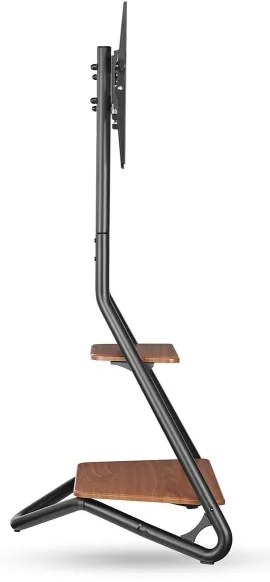 Nedis TVSM6200BK - Podlahový stojan pre TV 37-75" čierna/hnedá