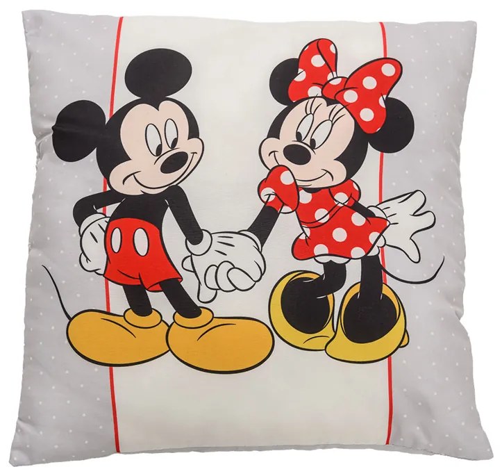 Dekoračný vankúšik MICKEY MOUSE 40x40 cm - viac farieb Farba: Krémová
