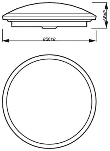 Philips - LED Stmievateľné stropné svietidlo SCENE SWITCH LED/12W/230V
