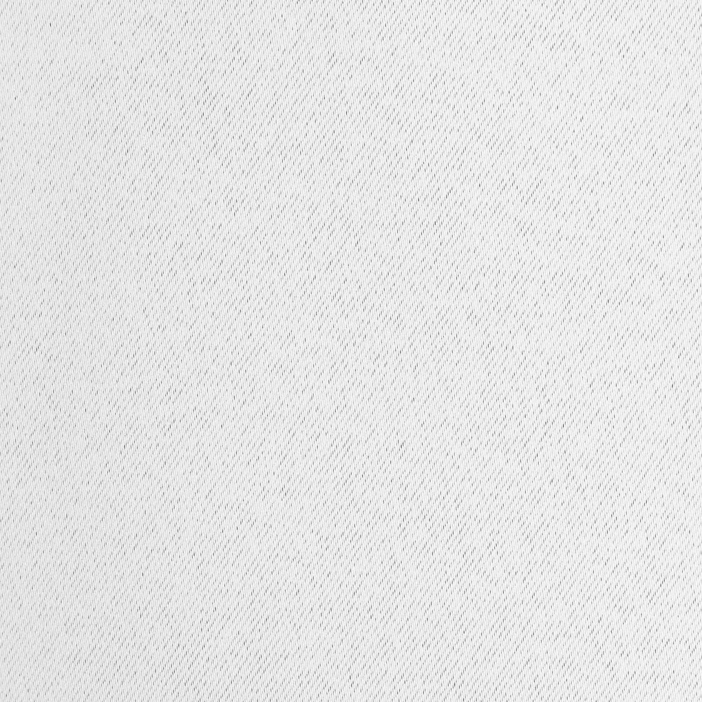 KRÁTKY ZATEMŇOVACÍ ZÁVES NA KRÚŽKOCH LOGAN 140X175 CM BIELA