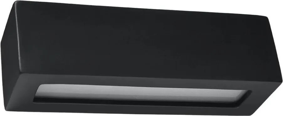 Nástenné svietidlo VEGA 1xE27/60W/230V čierna