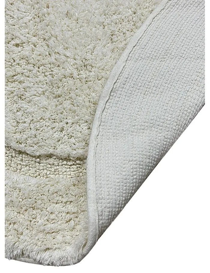 Krémovobiela kúpeľňová predložka Wolle – Foutastic