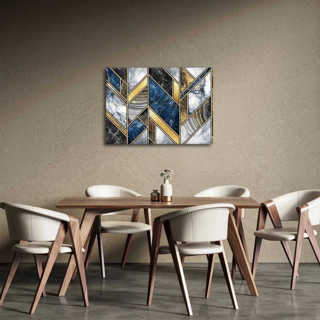 Obraz umelecké abstrakcie (70x50 cm)