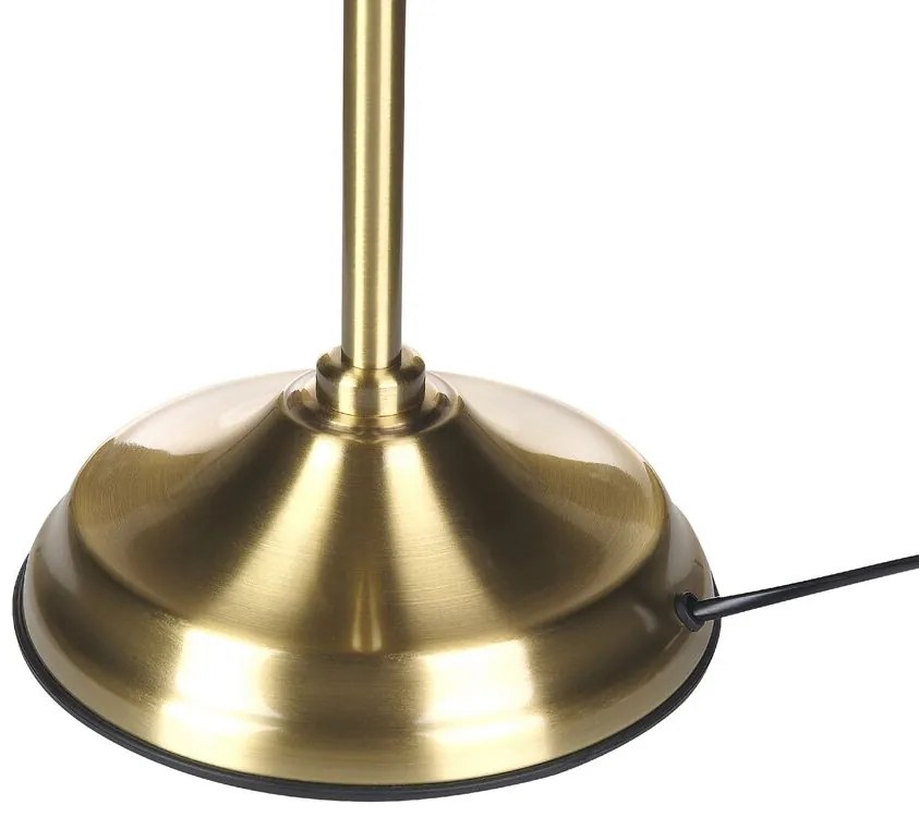 Kovová stolná lampa zlatá MARAVAL Beliani
