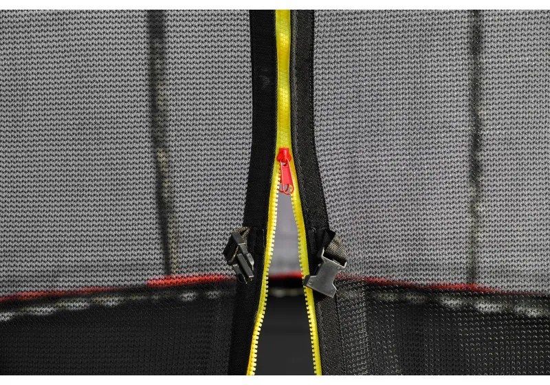 G21 Trampolína G21 SpaceJump, 305 cm, červená, s ochrannou sieťou + schodíky zadarmo