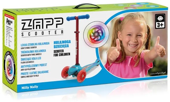 Trojkolesová kolobežka Zapp mätová