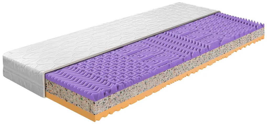 Penový matrac Benab Klara 200x80 cm (H4). Akcia -60%. Vlastná spoľahlivá doprava až k Vám domov. 1107511