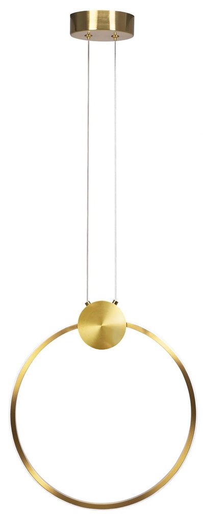 Toolight Toolight, LED stropné svietidlo 30cm, 13W, 4000K, 1500lm, APP1394-CP, zlatá matná, OSW-00952