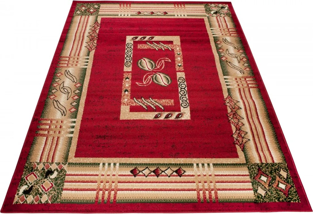 TA Koberec C766A ČERVENÝ ATLAS PP Rozmer: 80x150 cm