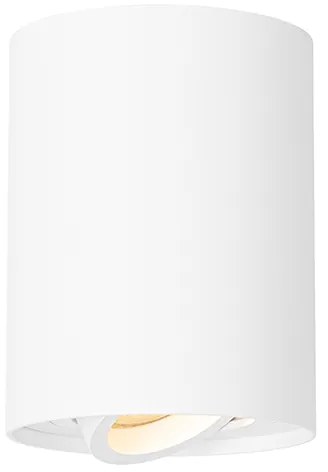 Biely moderný stropný reflektor naklápateľný a otočný - Rondoo up