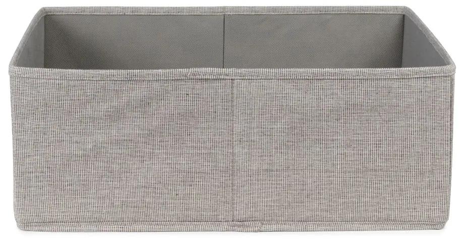 Sivý úložný box Compactor Oxford, 42 x 26 cm