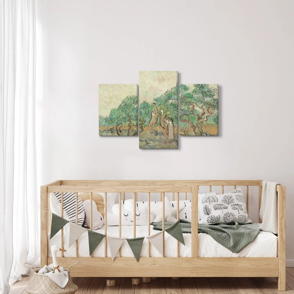 Obraz - Vincent van Gogh, The Olive Orchard, reprodukcia (90x60 cm)