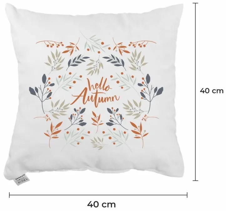 Dekoratívny vankúš Hello 40x40 cm EMI