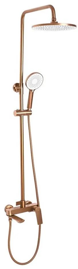 REA-P2418 - Sprchová súprava s batériou AVALON, kartáčovaná meď