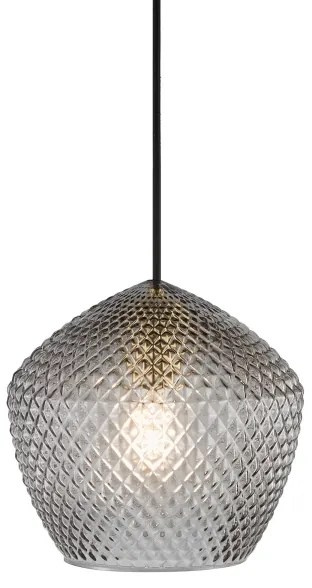 Nordlux - Luster na lanku ORBIFORM 1xE27/40W/230V čierna/šedá