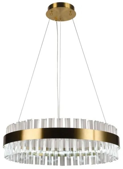 Brilagi - LED Stmievateľný krištáľový luster na lanku HALO LED/40W/230V + DO